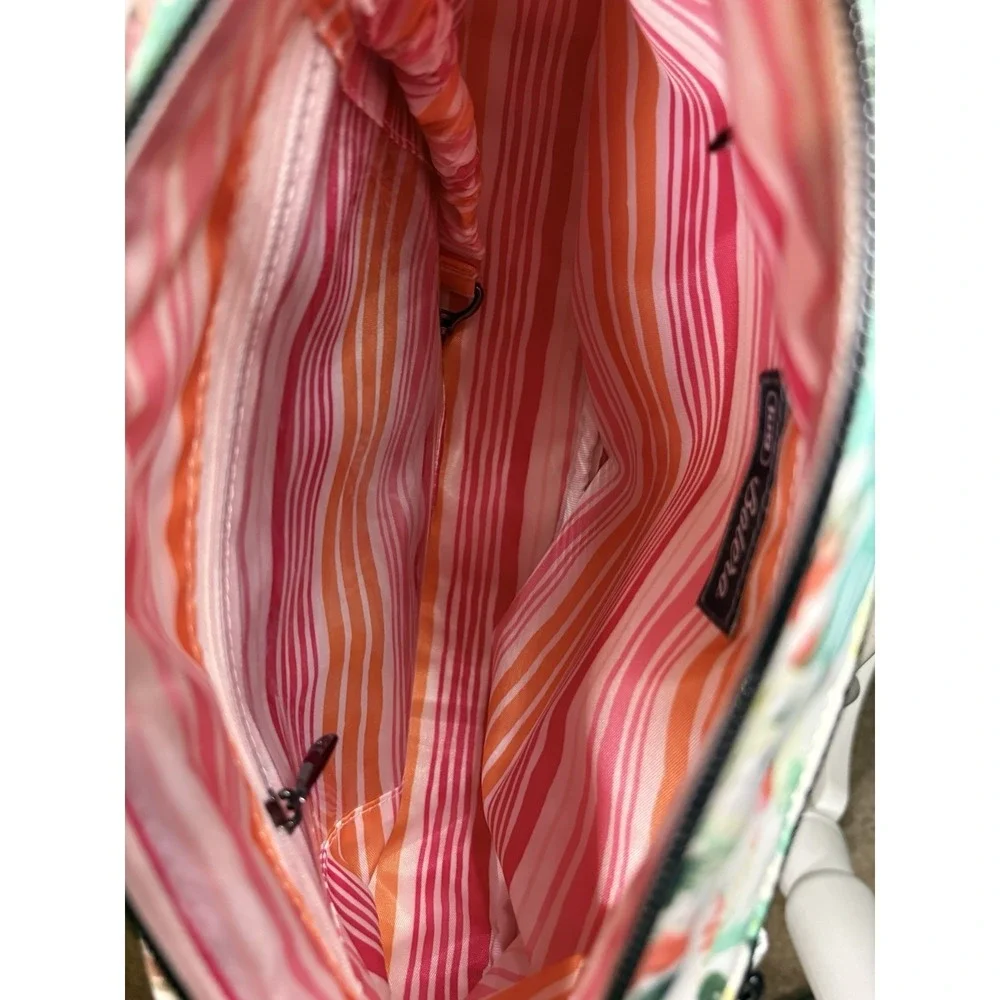NWT Lug Bolero Crossbody Bag Candy Tropics Quilted Tropical Floral Shoulder Bag